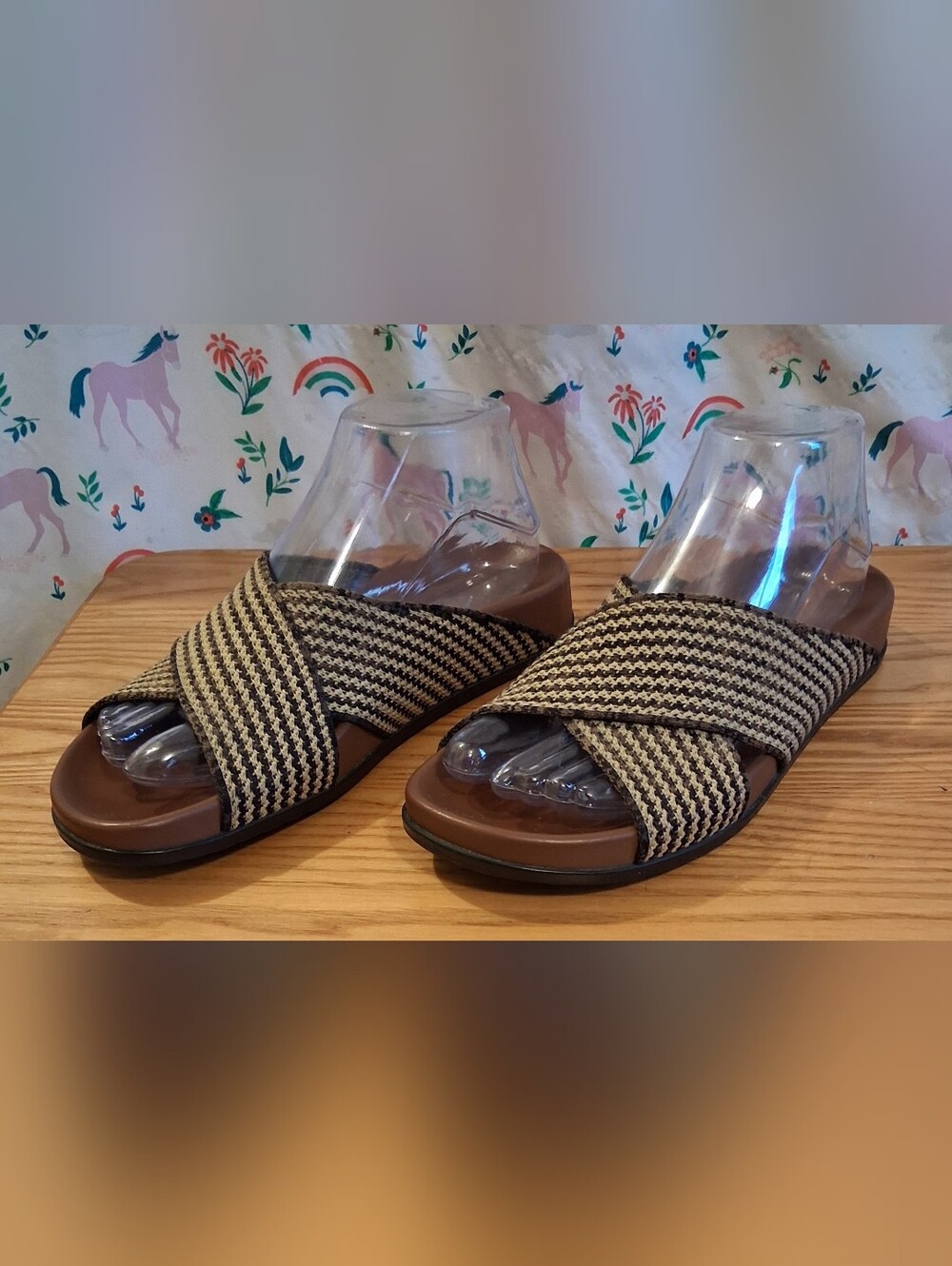 EUC Rothys The Weekend Toffe Casual Everyday Sandal Shoe SZ 8